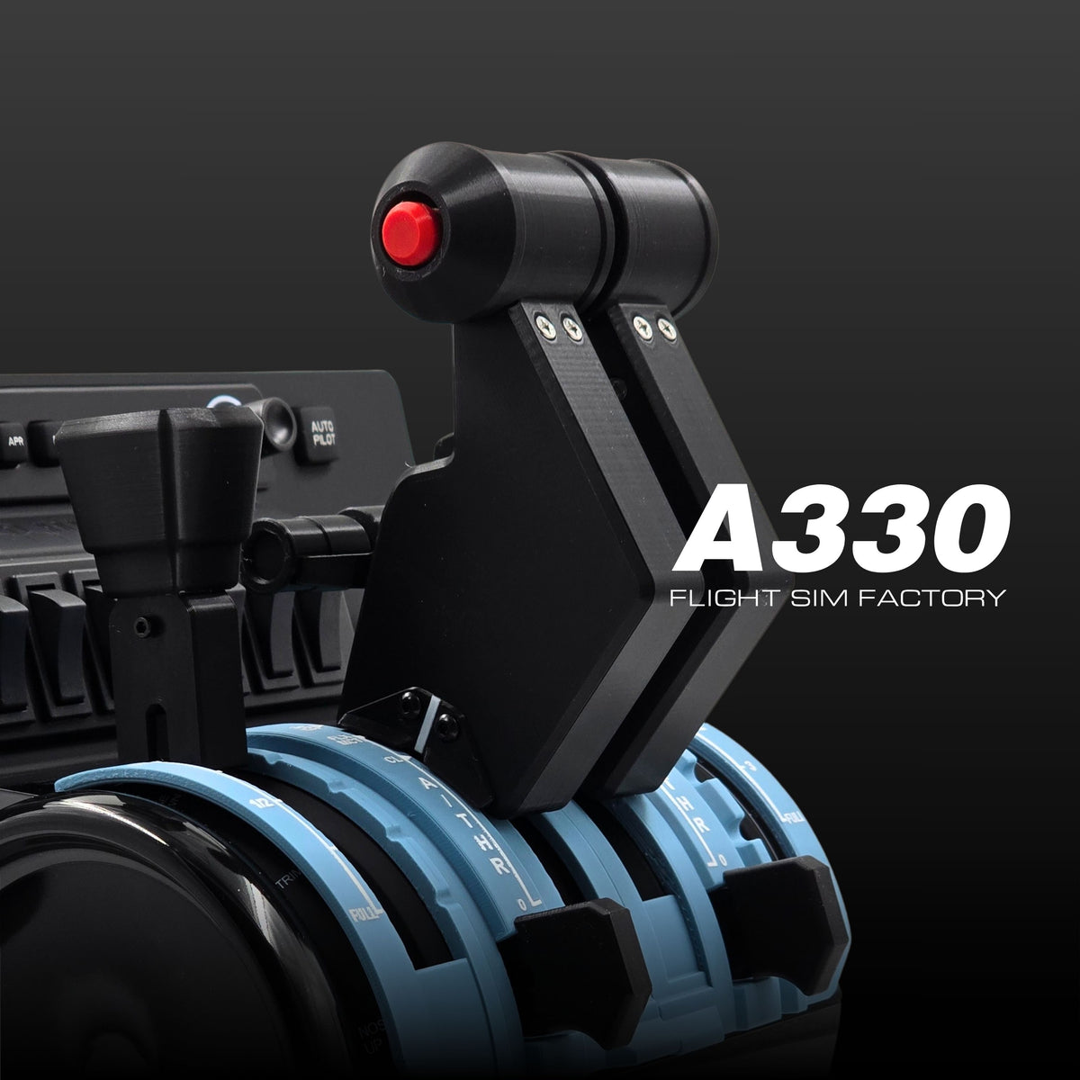 A330 PRO Throttle Detent Set for Honeycomb Bravo, Flight Simulator