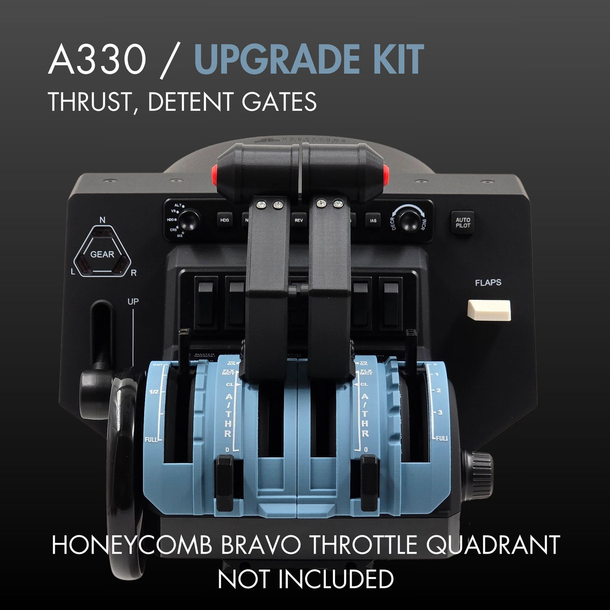 A330 PRO Throttle Detent Set for Honeycomb Bravo, Flight Simulator – FLIGHT SIM FACTORY