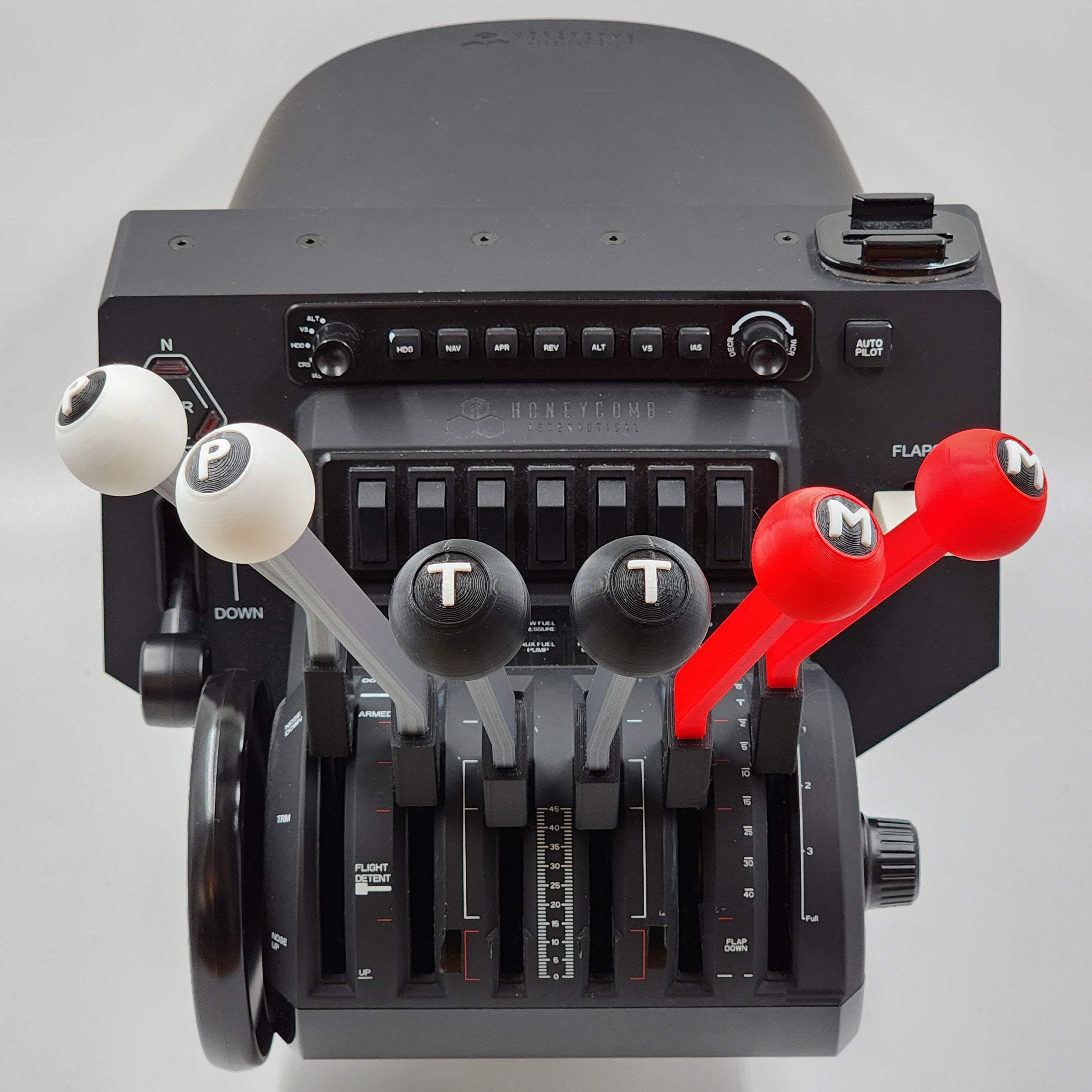 DC-3 / C-47 Throttle Set for Honeycomb Bravo, Flight Simulator