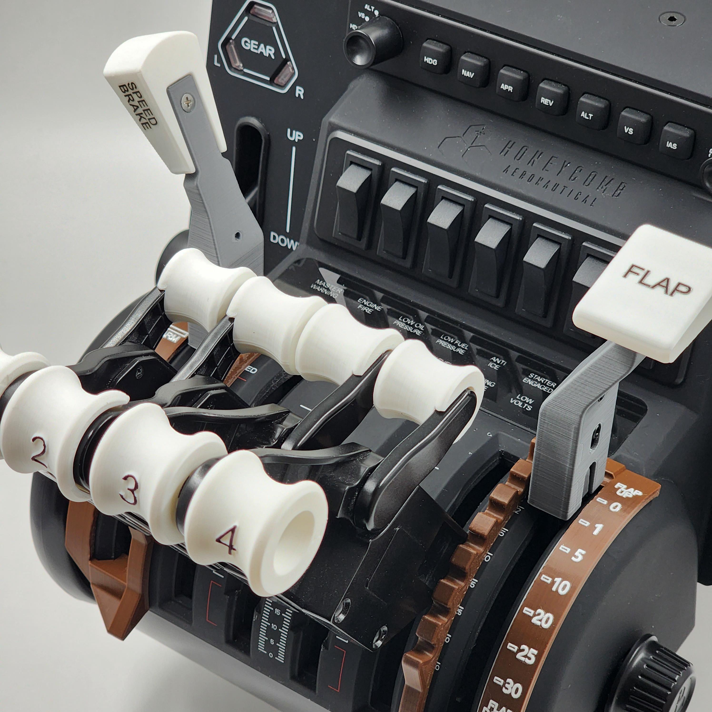 747 Throttle Set for Honeycomb Bravo, Flight Simulator – FLIGHT