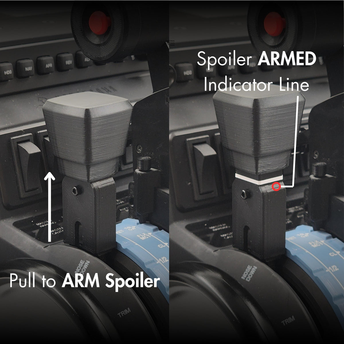 A320 PRO Electronic ARM and DISARM Spoiler for Honeycomb Bravo, Flight Simulator