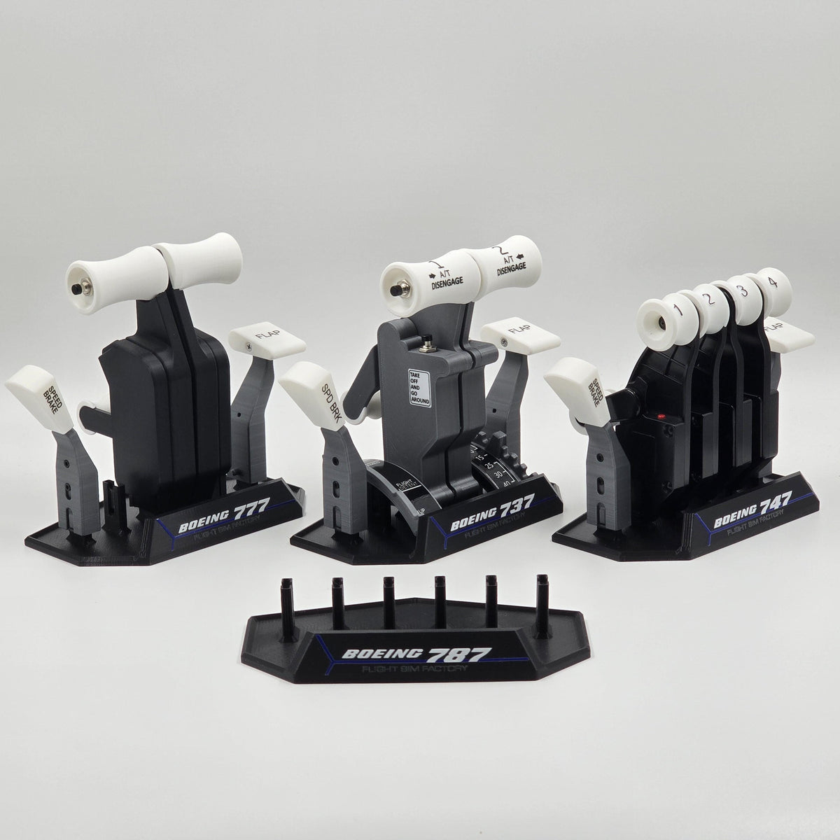 Display Stand PRO for Honeycomb Bravo Thrust Levers from Flight Sim Fa ...