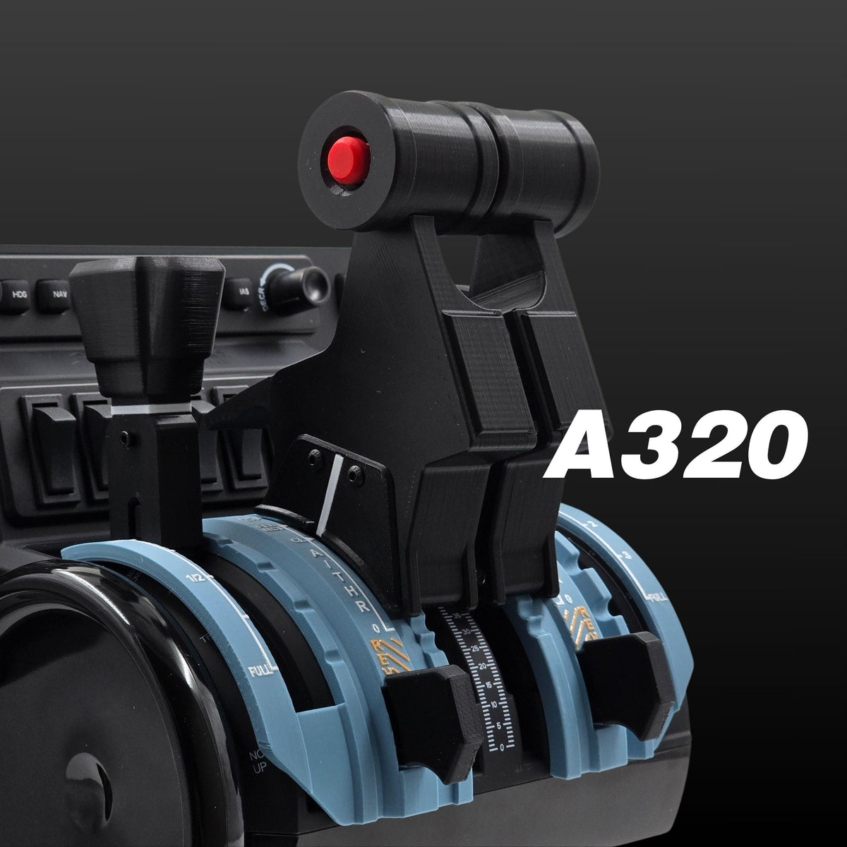 A320 PRO Throttle Detent Set for Honeycomb Bravo, Flight Simulator