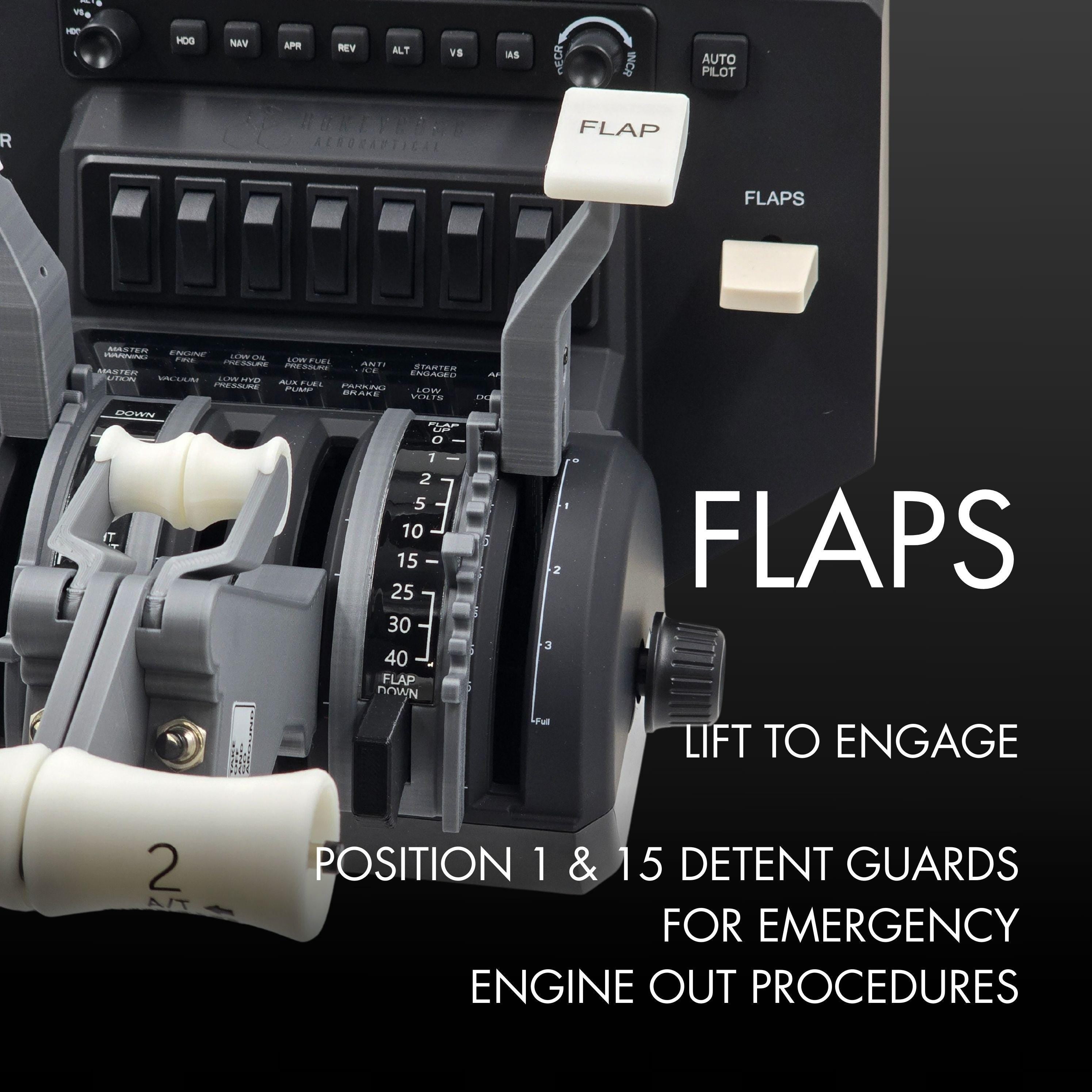 737 PRO Thrust Lever Set for Honeycomb Bravo Throttle, Flight