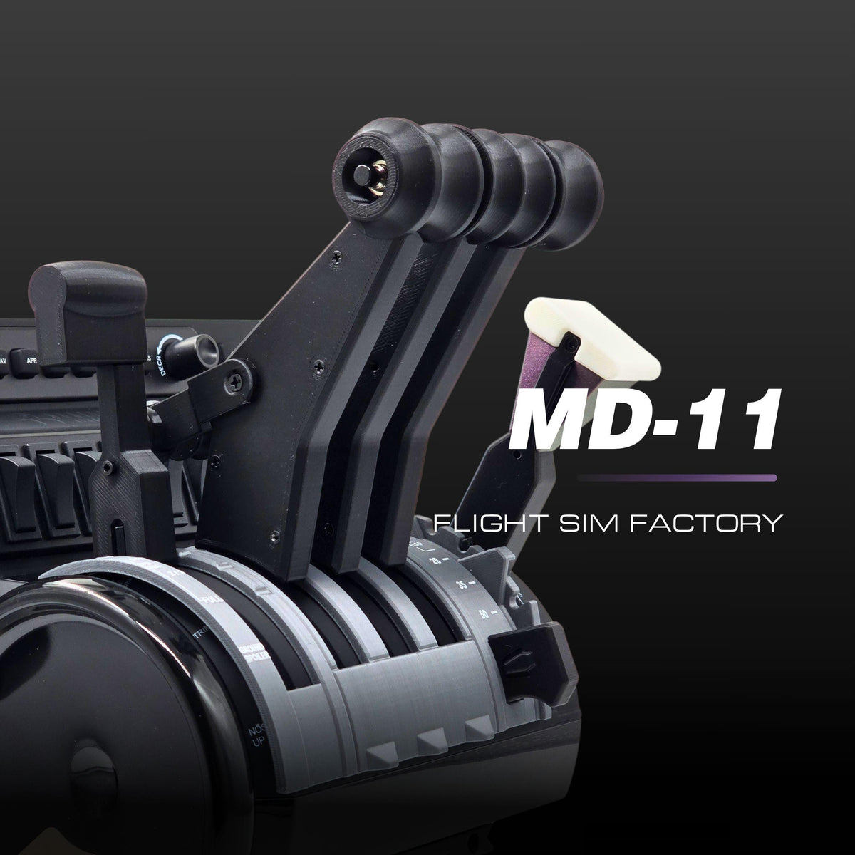 MD-11 PRO Throttle Set for Honeycomb Bravo, Flight Simulator