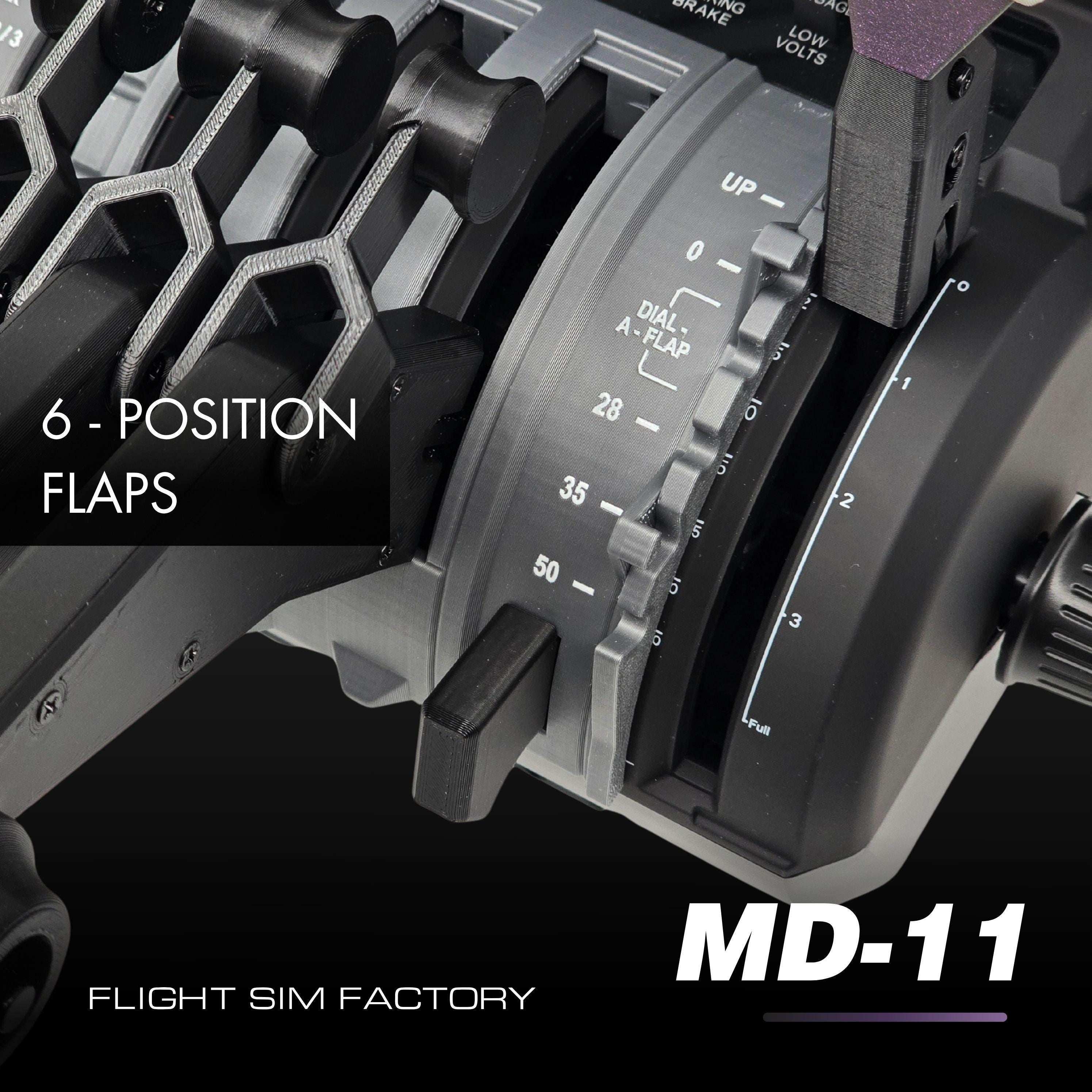 MD-11 PRO Throttle Set for Honeycomb Bravo, Flight Simulator