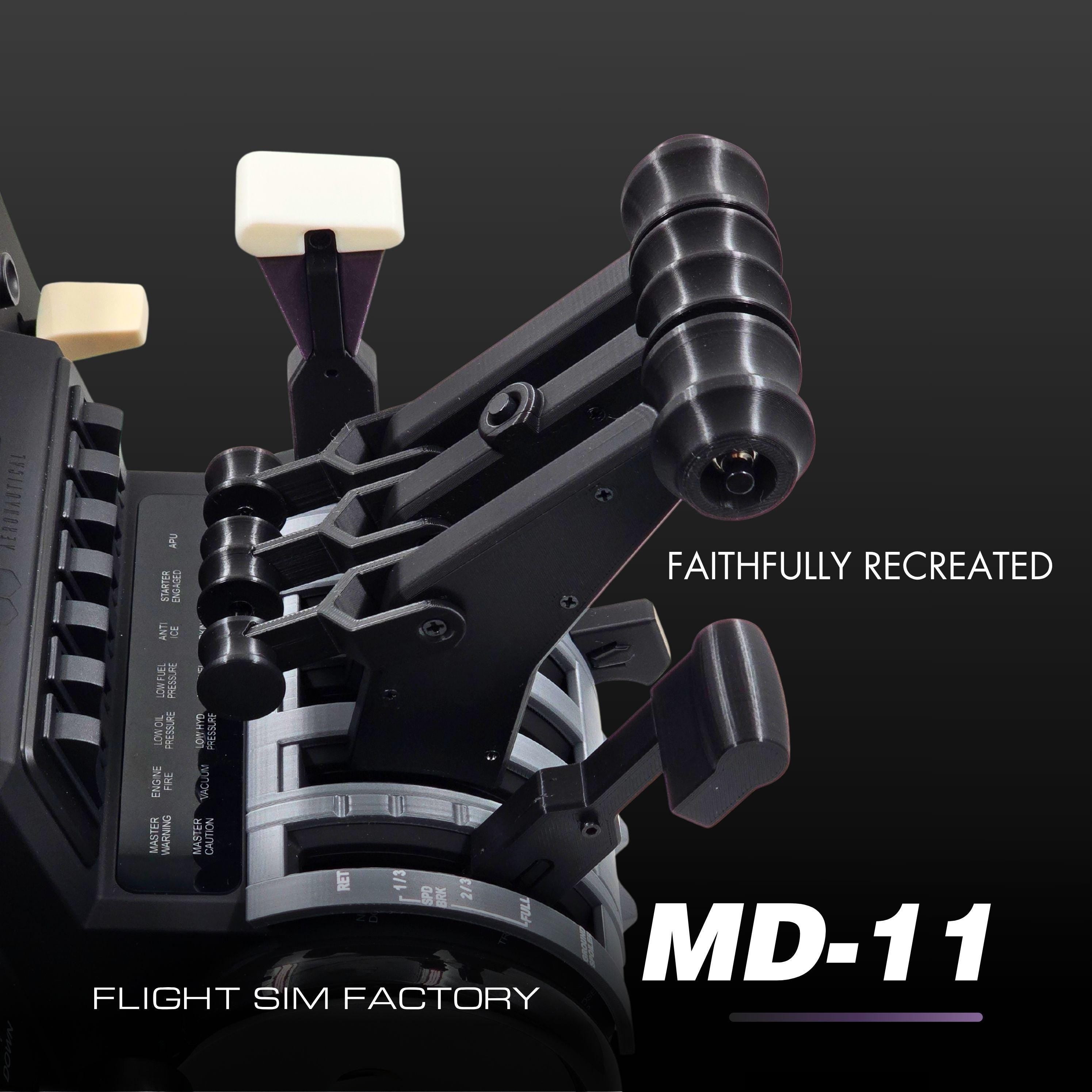MD-11 PRO Throttle Set for Honeycomb Bravo, Flight Simulator