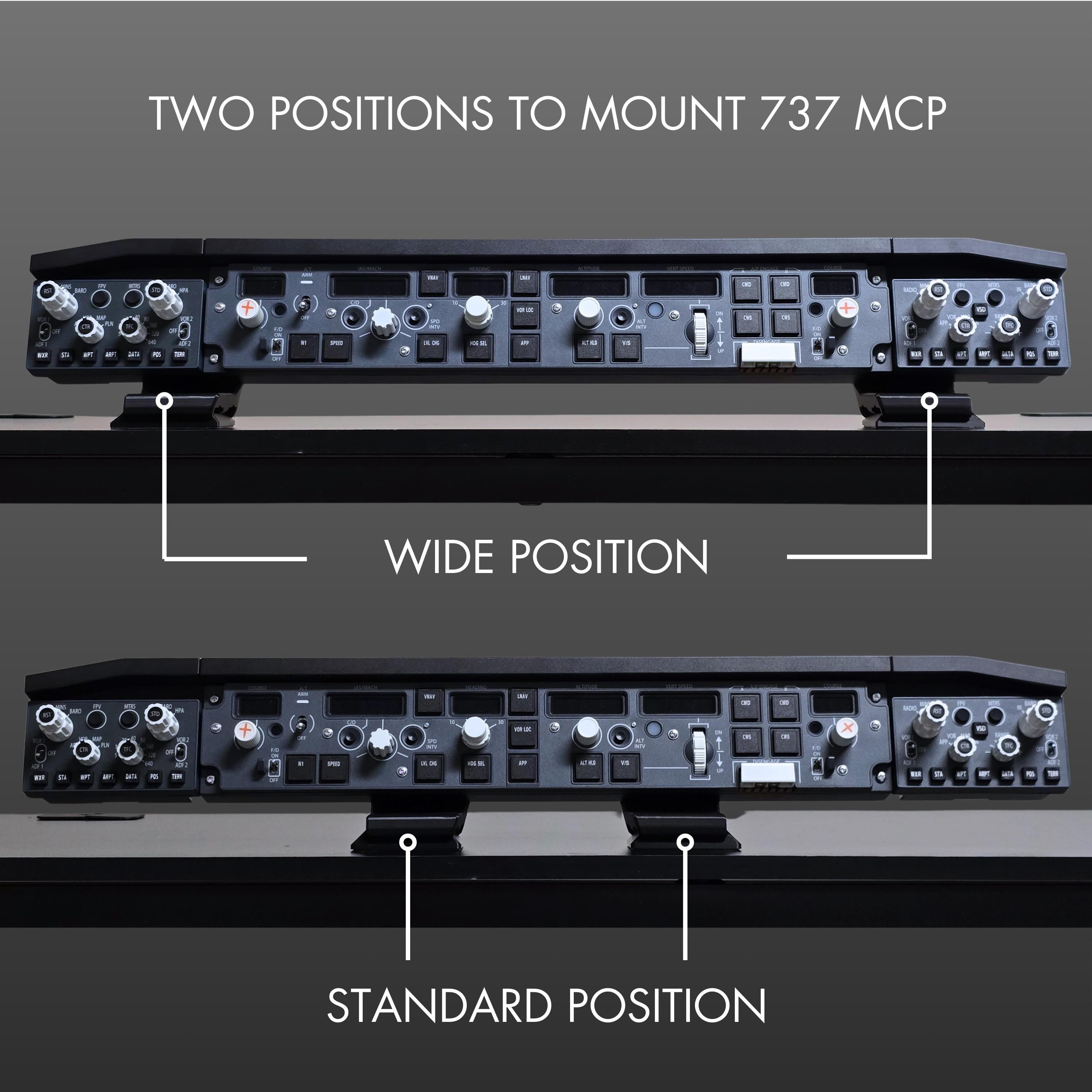 Desk Mount for WinCtrl / Winwing A320 FCU and 737 MCP – FLIGHT SIM