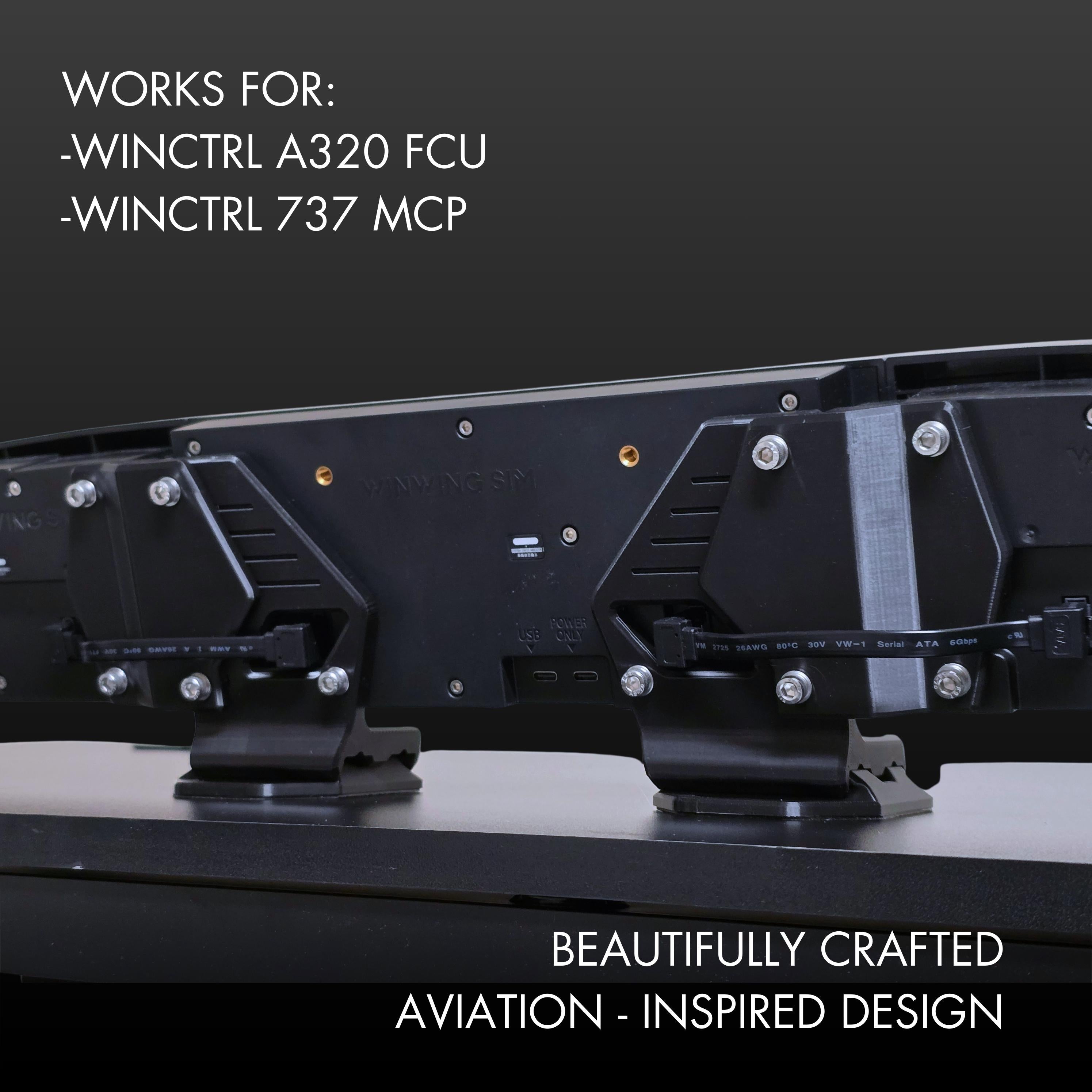 Desk Mount for WinCtrl / Winwing A320 FCU and 737 MCP – FLIGHT SIM